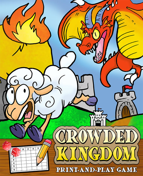 Crowded Kingdom: A Print-and-Play Game for 1-50+ Players