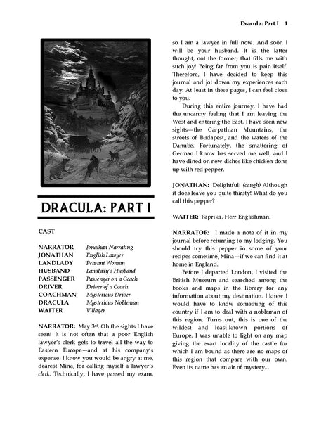 Dracula Script-Story Collection
