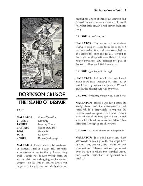Robinson Crusoe: A Reader's Theater Script-Story Collection