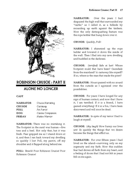 Robinson Crusoe: A Reader's Theater Script-Story Collection