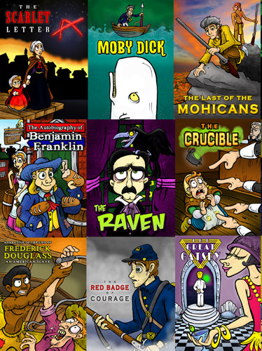 Classic American Literature Poster Set (Free Shipping)