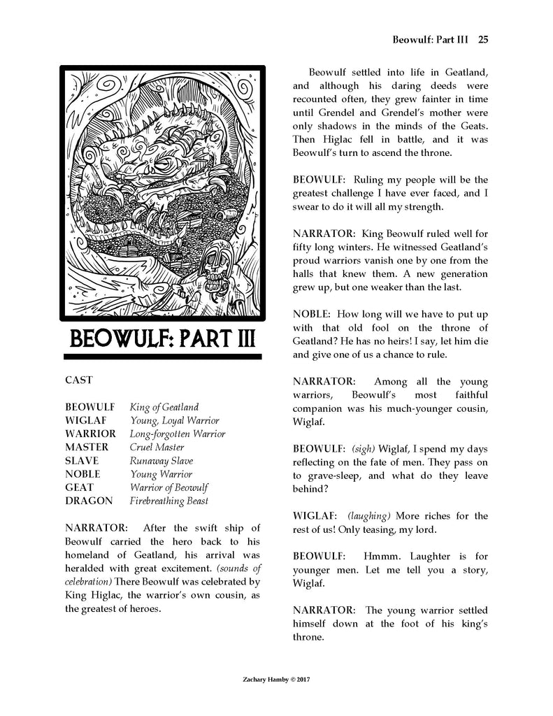 Beowulf Reader's Theater Script Story Collection – Creative English Teacher
