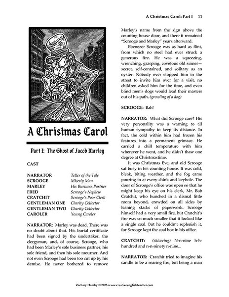 A Christmas Carol: A Reader's Theater Script Story Collection