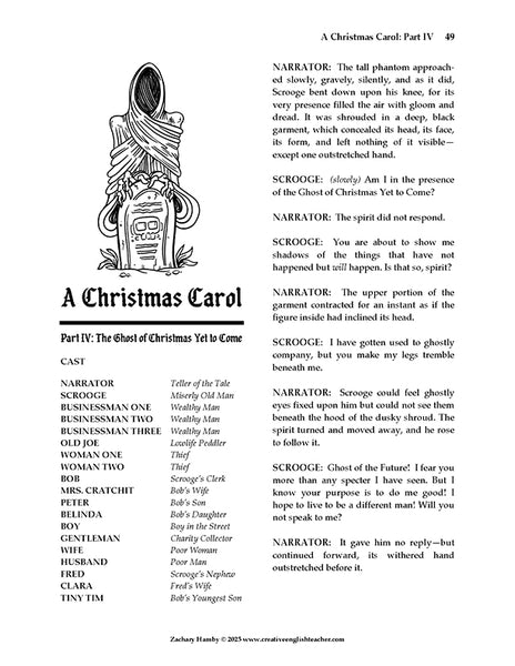 A Christmas Carol: A Reader's Theater Script Story Collection