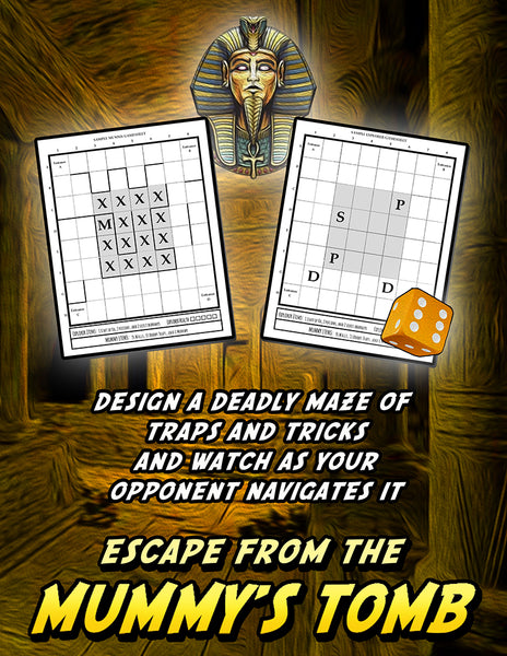 Escape from the Mummy's Tomb: Ancient Egypt Print-and-Play Game