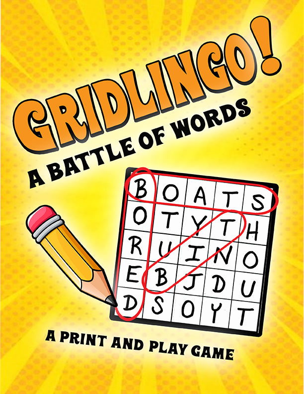 Gridlingo: A Battle of Words (A Print-and-Play Classroom Game for Building Vocabulary)