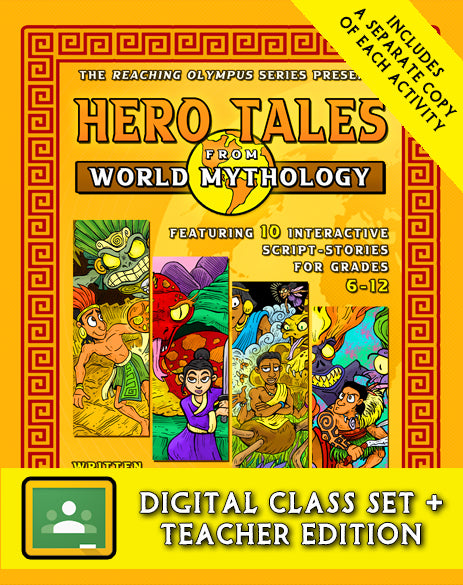 Hero Tales from World Mythology Reader's Theater Script Story Collection