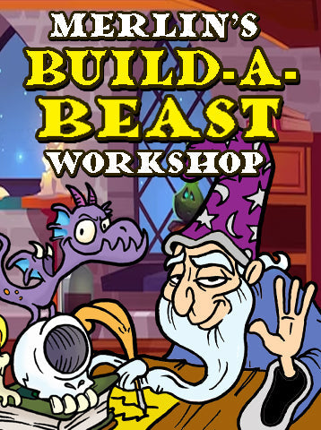 Merlin's Build-a-Beast Worksheet:  Design Your Own Mythical Creature Activity
