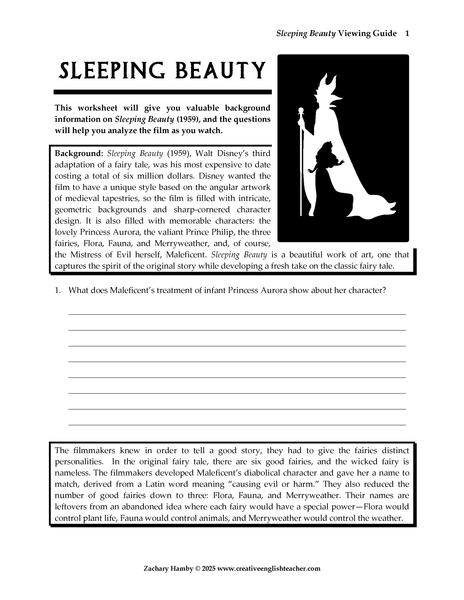Disney's Sleeping Beauty (1959) Viewing Guide