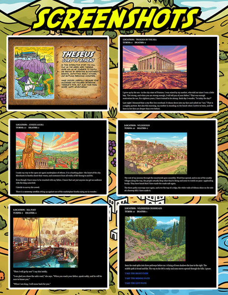 Theseus: Lord of Athens – A Greek Mythology Interactive Adventure