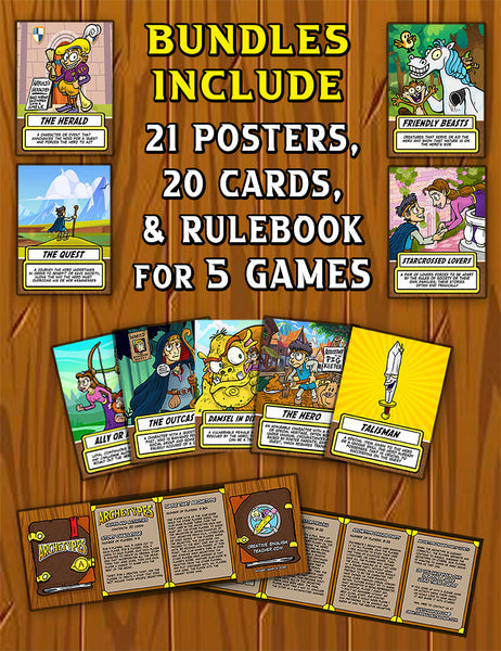 Archetype Poster Set + Optional Trading Card Bundle Add-On