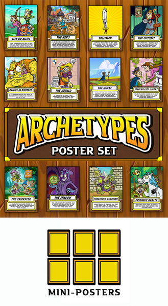 Archetype Poster Set + Optional Trading Card Bundle Add-On