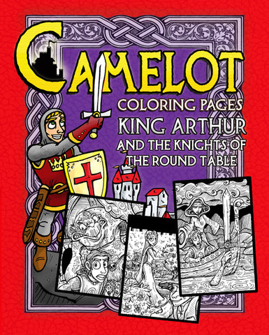King Arthur and the Knights of the Round Table Coloring Pages
