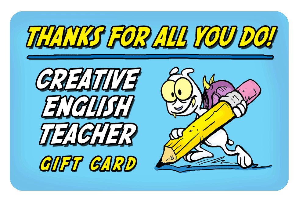 Creative English Teacher Gift Card