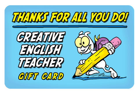 Creative English Teacher Gift Card
