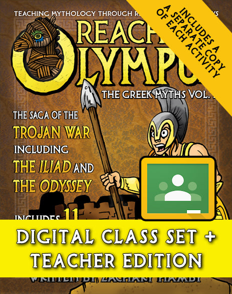 Reaching Olympus:  The Saga of the Trojan War and the Odyssey (Digital Class Set)
