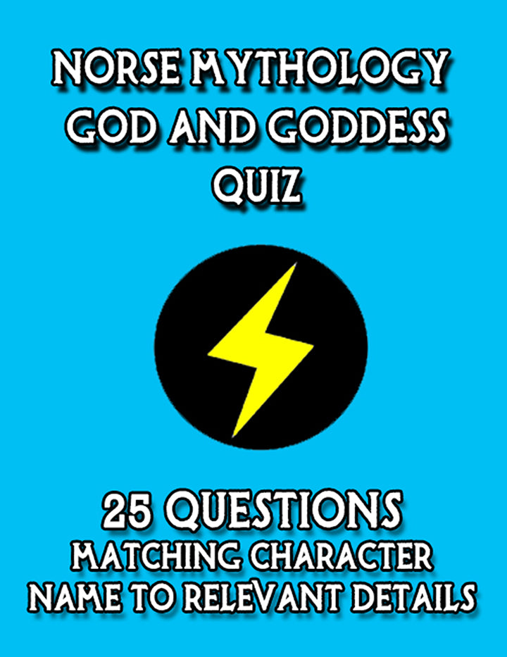 Norse Mythology God and Goddess Quiz