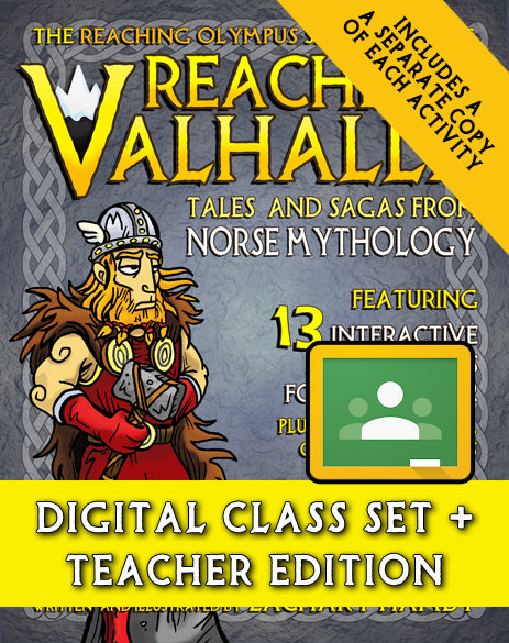 Reaching Valhalla:  Tales and Sagas from Norse Mythology (Digital Class Set)
