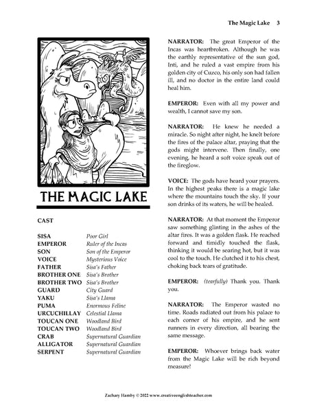The Magic Lake: A Folktale from Ecuador (Script-Story)